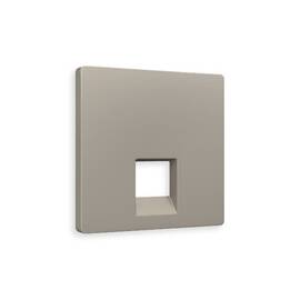 Лицевая панель для компьютерной/телефонной розетки RJ-45/RJ-11 Ambrella Volt Alfa AP3720