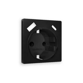 Лицевая панель для розетки с/з со шторками 2USB A+C Ambrella Volt Alfa AP8100