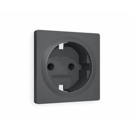 Лицевая панель для розетки с/з со шторками Ambrella Volt Alfa AP9070