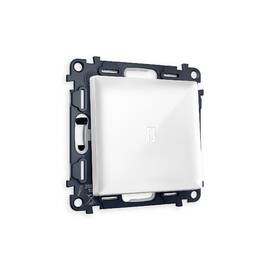 Комплект механизма 1-кл проходного выключателя с подсветкой Ambrella Volt Alfa MA102035