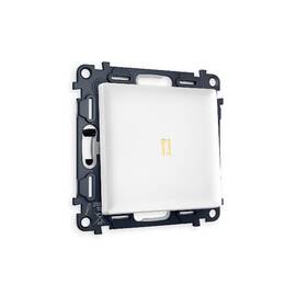 Комплект механизма 1-кл выключателя с подсветкой Ambrella Volt Alfa MA122010