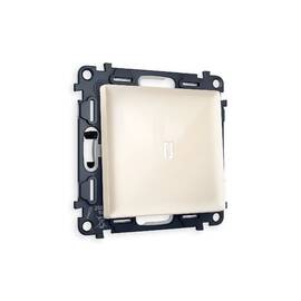 Комплект механизма 1-кл проходного выключателя с подсветкой Ambrella Volt Alfa MA302035