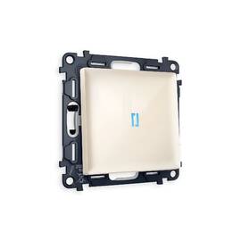 Комплект механизма 1-кл проходного выключателя с подсветкой Ambrella Volt Alfa MA302040