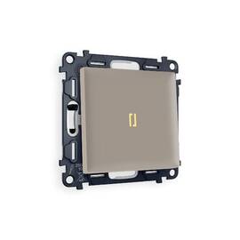 Комплект механизма 1-кл проходного выключателя с подсветкой Ambrella Volt Alfa MA362030