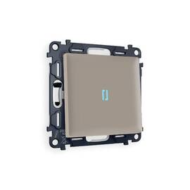 Комплект механизма 1-кл проходного выключателя с подсветкой Ambrella Volt Alfa MA362040