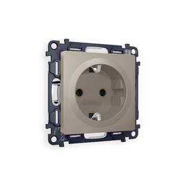 Комплект механизма розетки с/з на винтовых зажимах Ambrella Volt Alfa MA366010