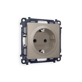 Комплект механизма розетки с/з со шторками Ambrella Volt Alfa MA367010