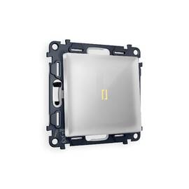 Комплект механизма 1-кл проходного выключателя с подсветкой Ambrella Volt Alfa MA402030