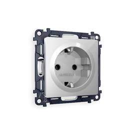 Комплект механизма розетки с/з на винтовых зажимах Ambrella Volt Alfa MA406010