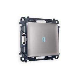 Комплект механизма 1-кл выключателя с подсветкой Ambrella Volt Alfa MA502020