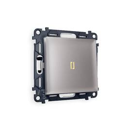 Комплект механизма 1-кл проходного выключателя с подсветкой Ambrella Volt Alfa MA502030