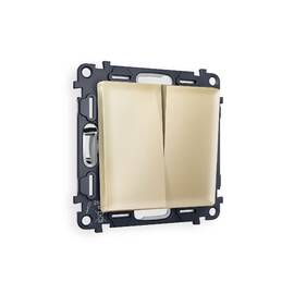 Комплект механизма 2-кл проходного выключателя Ambrella Volt Alfa MA603020