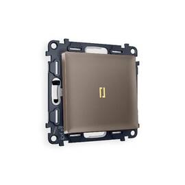 Комплект механизма 1-кл выключателя с подсветкой Ambrella Volt Alfa MA632010