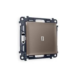 Комплект механизма 1-кл проходного выключателя с подсветкой Ambrella Volt Alfa MA632035