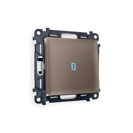 Комплект механизма 1-кл проходного выключателя с подсветкой Ambrella Volt Alfa MA632040