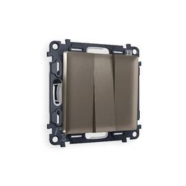 Комплект механизма 3-кл выключателя Ambrella Volt Alfa MA635010