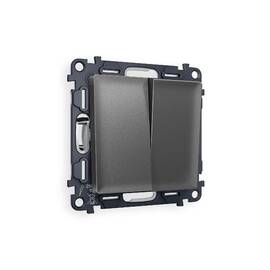 Комплект механизма 2-кл проходного выключателя Ambrella Volt Alfa MA653020