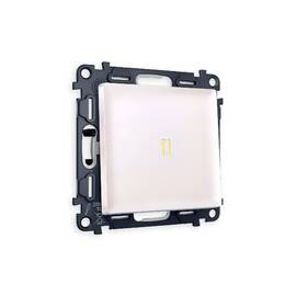 Комплект механизма 1-кл выключателя с подсветкой Ambrella Volt Alfa MA202010