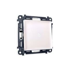 Комплект механизма 1-кл проходного выключателя с подсветкой Ambrella Volt Alfa MA202035