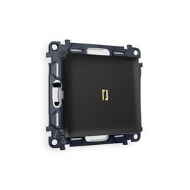 Комплект механизма 1-кл проходного выключателя с подсветкой Ambrella Volt Alfa MA802030