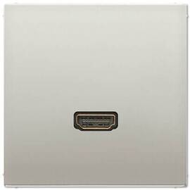 Аудио-разъем RCA/Stereo Jack (TRS 3.5 mm) HDMI Jung LS 990 edelstahl MAES1112