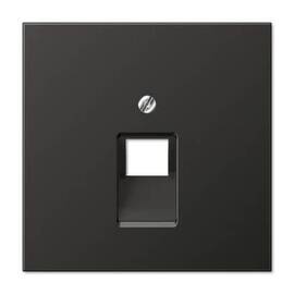 Накладка 1-ой наклонной телефонной/компьютерной розетки Jung LS 990 антрацит AL2969-1UAAN