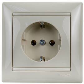 Розетка 2К+3 Legrand Valena 16A 250V слоновая кость 774323