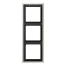 Рамка 3-постовая Jung LS 990 edelstahl ES2983