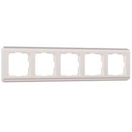 Рамка на 5 постов Werkel Stream перламутровый W0052113 4690389162534