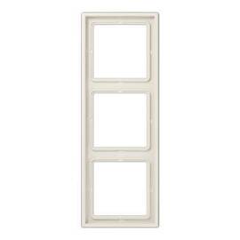 Рамка 3-постовая Jung LS 990 бежевая LS983W