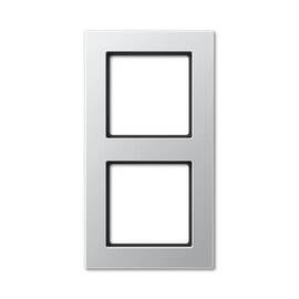 Рамка 2-постовая Jung A creation алюминий AC582AL