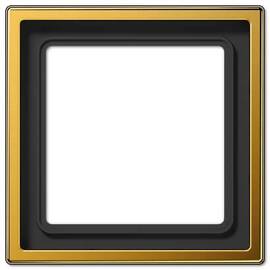 Рамка 1-постовая Jung LS 990 золото LS981GGO