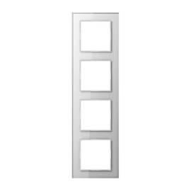 Рамка 4-постовая Jung A creation стекло белое AC584GLWW