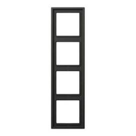 Рамка 4-постовая Jung LS 990 антрацит (лакированный алюминий) AL2984AN