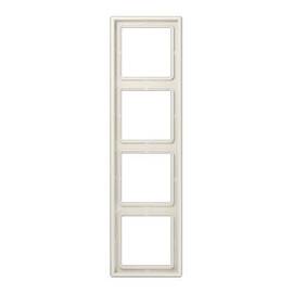 Рамка 4-постовая Jung LS 990 бежевая LS984W