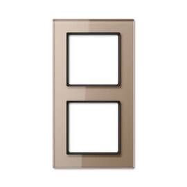 Рамка 2-постовая Jung A creation стекло шампань AC582GLCH