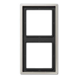 Рамка 2-постовая Jung LS 990 edelstahl ES2982