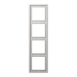 Рамка 4-постовая Jung LS 990 светло-серая LS984LG