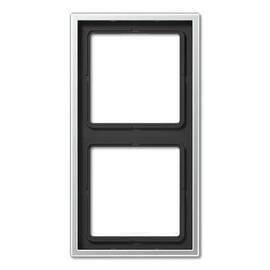 Рамка 2-постовая Jung LS 990 алюминий AL2982