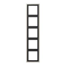 Рамка 5-постовая Jung LS 990 edelstahl ES2985