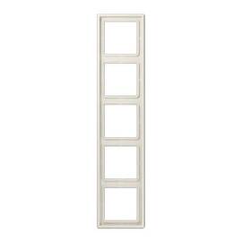 Рамка 5-постовая Jung LS 990 бежевая LS985W