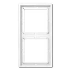 Рамка 2-постовая Jung LS 990 белая LS982WW