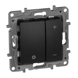 Светорегулятор клавишный 400Вт, антрацит 672618