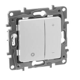 Светорегулятор клавишный 400Вт, белый