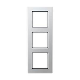Рамка 3-постовая Jung A creation алюминий AC583AL