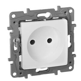 Розетка 2К Legrand Etika 16A 250V белая 672220