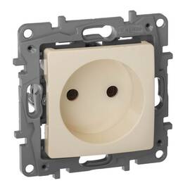 Розетка 2К Legrand Etika 16A 250V немецкий стандарт слоновая кость 672320
