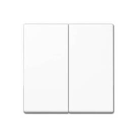 Клавиша двойная перекидная БЕЛАЯ Jung A500