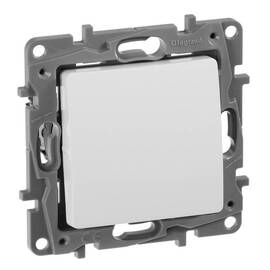 Кнопка 1-но клавишная 1но, белый