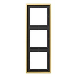 Рамка 3-постовая Jung LS 990 латунь classic ME2983C